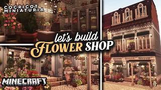 Adding a Flower Shop to my City ┊Minecraft with Cocricot Miniaturia Mods