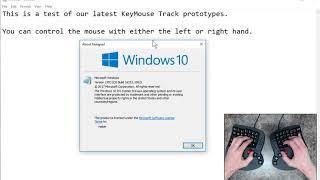 KeyMouse Track 101 - Keyboard & Trackball Combined | KeyMouse