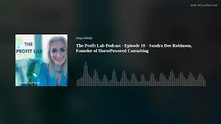 The Profit Lab Podcast - Episode 10 - Sandra Dee Robinson, Founder of HorsePowered Consulting