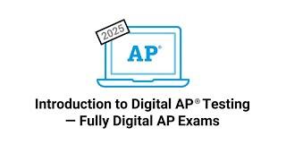 Introduction to Digital AP Testing