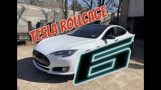 GAVIN "ITSJUSTA6" Tesla Rollbar fab & install!!