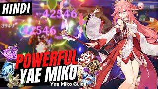 [Hindi] COMPLETE YAE MIKO GUIDE! Best Yae Miko Build - Artifacts, Weapons & Teams | Genshin Impact