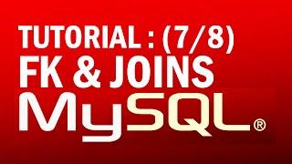 mysql tutorial for beginners (7/8) : Foreign Keys (FK) & Joins