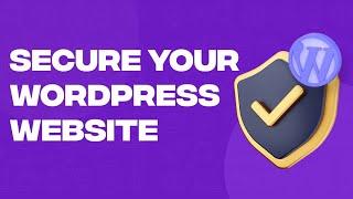 How to SECURE your WORDPRESS WEBSITE from hackers with iThemes security