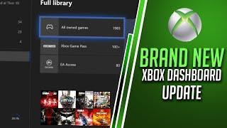 Brand New Xbox One Dashboard Update - My Games and Apps Re-Design | Xbox Update 2020