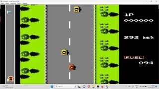 Road Fighter NES Gameplay