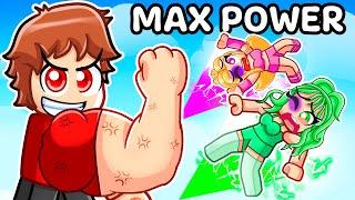 Unlocking MAX POWER in PUSHING SIMULATOR With MY CRAZY FAN GIRLS