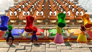 Super Mario Party Jamboree Minigames - Luigi Vs Mario Vs Daisy Vs Peach (Master Cpu)