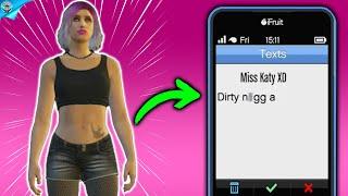 Racist gamer girl gets owned on GTA Online