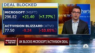 UK regulator blocks Microsoft’s $69 billion acquisition of Activision Blizzard