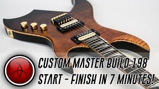 A Custom Guitar is Born - Photo Montage from Start to Finish