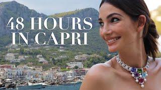 Wearing a Million Dollar Necklace! | In Capri with Bvlgari | Lily Aldridge