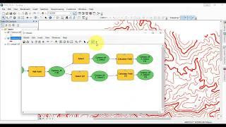 ArcGIS Model Builder / Ejercicio I - Clasificar curvas de nivel con Model Builder