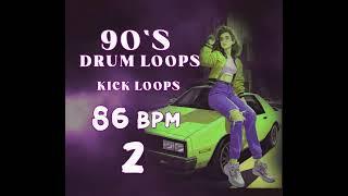 [FREE] 90's Kick Drum Loop 86 BPM 2 [Kick Drum Loops] | Free Stock Music Loops & Samples