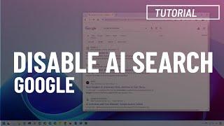 Google Search: Disable AI Overview results