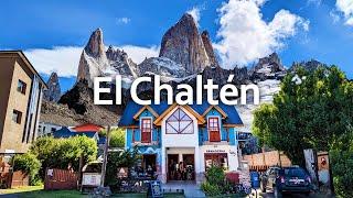 The village in the Heart of the Majestic Andes Mountains| El Chaltén, Argentina 4k 