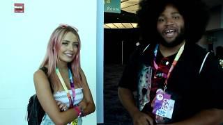 Corinna Kopf at vidcon 2017 with AGGETV!!!!!!!