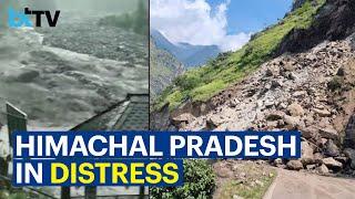 Heavy Rains Trigger Landslide In Himachal Pradesh, Mandi-Kullu Highway Blocked