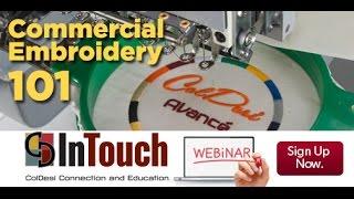 Commercial Embroidery 101 Live Online-Comparing Commercial and Consumer Embroidery Machines