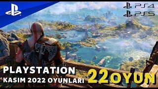 PLAYSTATION KASIM 2022 OYUNLARI (PS4, PS5) | YENİ ÇIKACAK 22 OYUN