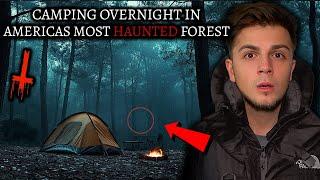 THE NIGHT WE ALMOST DIED | DANGEROUS CAMPING IN MOST HAUNTED FOREST (DEMON CAUGHT ON CAMERA)