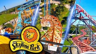 All Roller Coasters at Skyline Park (Bad Wörishofen ) Onride POV