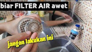 CARA MEMBERSIHKAN FILTER AIR YANG BENAR