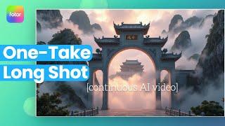 How to Create a Seamless One-Take Long Shot with AI | Fotor AI Video Tutorial