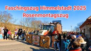 Faschingszug Himmelstadt 2025 unterwegs mit Justus König J.K