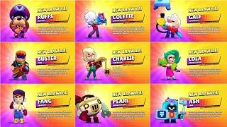 ALL 21 CHROMATIC BRAWLERS UNLOCK ANIMATION ️ | Brawl Stars