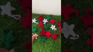 Stars Christmas tree ornaments #handmade #star