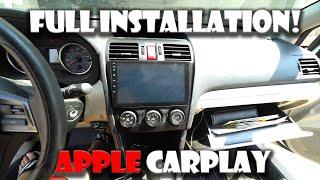 How to Install a Head unit | Subaru Crosstrek Apple carplay & Android Auto | Roadanvi