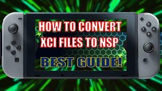How to convert XCI files to NSP. Switch games.