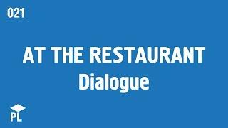 Learn European Portuguese (Portugal) - Dialogue: at the restaurant