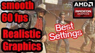 Red Dead Redemption 2 best Settings for Rx 570|60 FPS|Great Graphics