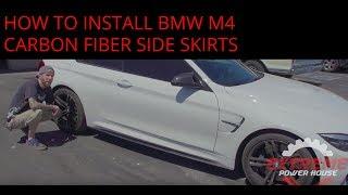 XPH Carbon Fiber Side Skirts Install Video - BMW M4