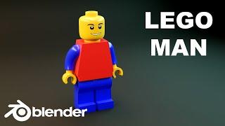 3D Modeling Lego Man in Blender
