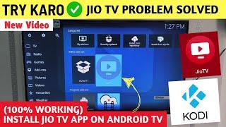 Jio TV on Kodi Problem Solved  | Jio TV on Android TV | Jio TV on Kodi App 2024