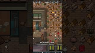 THE BEST WAY TO OPTIMIZE SPACE IN YOUR WAREHOUSE | RimWorld Military Faction | Shorts