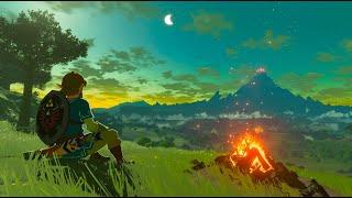 Thinking About The Past with Link  -  Relaxing Zelda Piano Music Ambience With Wind