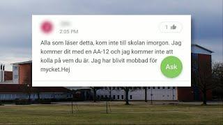 Vapenhot mot skola i Karlstad - Nyheterna (TV4)