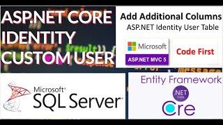 CUSTOM ASP.NET CORE IDENTITY USER. Extend ASP.NET Core Identity User Fields/Additional Columns.