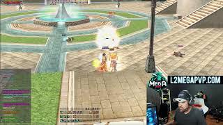 JOGANDO NA CONTA DE UM NOVATO!! Lineage 2 MEGAPVP