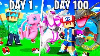 I Spent 100 DAYS In LEGENDARY ONLY PIXELMON! (Pokémon in Minecraft)