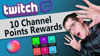10 AWESOME ideas to use for your Channel Points on Twitch!!