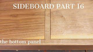 Building a Sideboard part 16: Installing the Bottom Panel | Hand Tool Woodworking