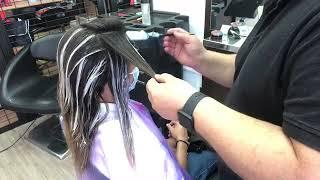 mechas balayage a mano alzada (paso a paso)by RICARDO LUENGO PELUKEROS