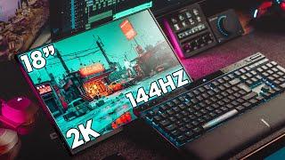 Game ANYWHERE with the Uperfect 144hz Portable Monitor - K118