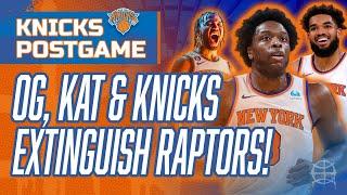 OG Anunoby, KAT & KNICKS Extinguish Raptors! OG & Towns Get 31! | #Knicks vs Raptors Postgame Recap