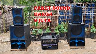 Paket sound murah berkualitas harga 9 juta sudah komplit accessories siap horegg